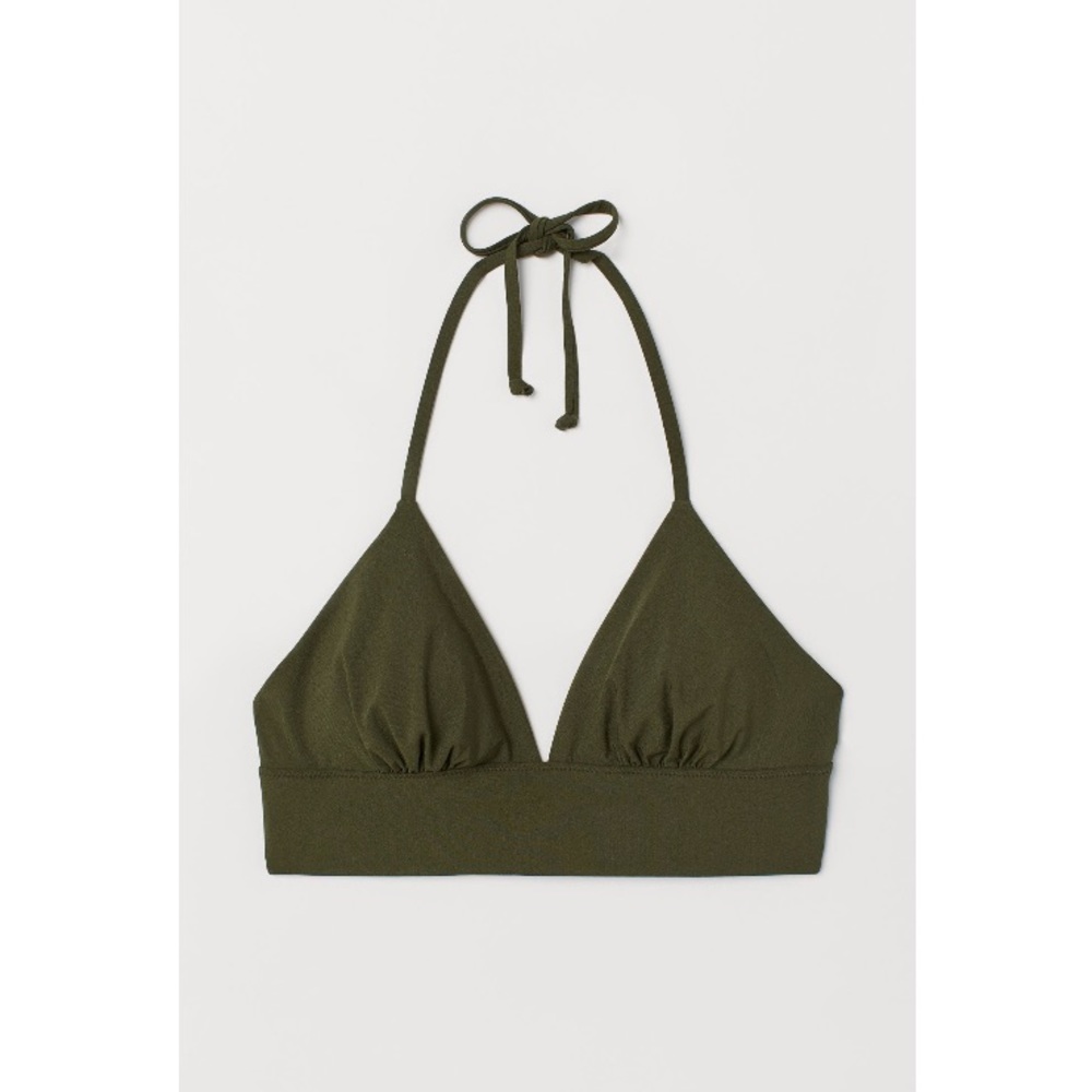 h & m • triangle bikini top